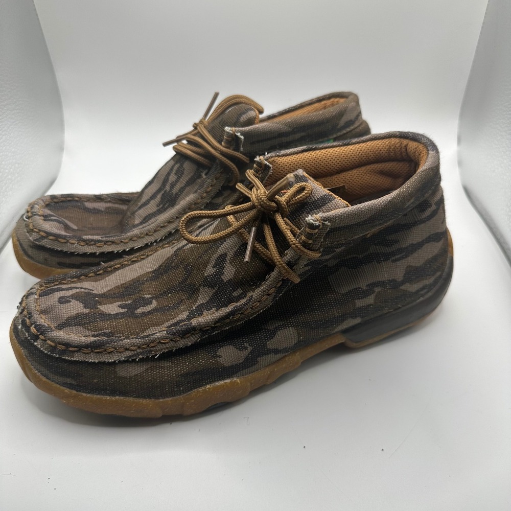 Twisted X Mens Driving Moc Camo Chukka Boots MDM0082 Size 7M Camouflage Brown